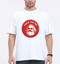 Load image into Gallery viewer, Karl Marx Oversized T-Shirt for Men-White-Ektarfa.online
