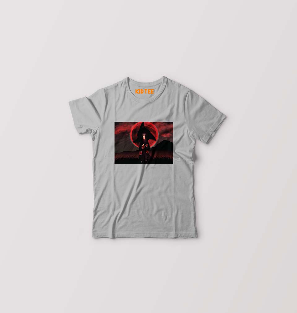 Itachi Uchiha Kids T-Shirt for Boy/Girl-Grey-Ektarfa.online