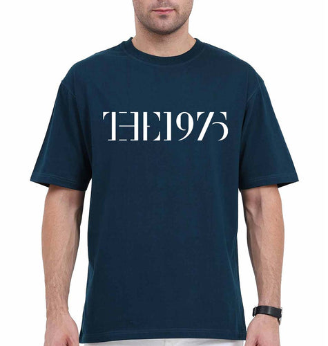 The 1975 Oversized T-Shirt for Men-Petrol Blue-Ektarfa.online