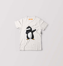 Load image into Gallery viewer, Dab Penguin Kids T-Shirt for Boy/Girl-White-Ektarfa.online
