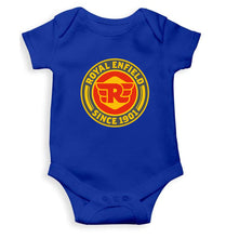 Load image into Gallery viewer, Royal Enfield Kids Romper Kids Romper For Baby Boy/Girl-0-5 Months(18 Inches)-Royal Blue-Ektarfa.online
