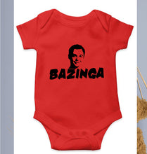 Load image into Gallery viewer, Sheldon Cooper Bazinga Kids Romper For Baby Boy/Girl-0-5 Months(18 Inches)-Red-Ektarfa.online
