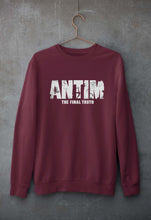 Load image into Gallery viewer, Antim Unisex Sweatshirt for Men/Women-S(40 Inches)-Maroon-Ektarfa.online
