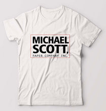 Load image into Gallery viewer, Michael Scott T-Shirt for Men-White-Ektarfa.online
