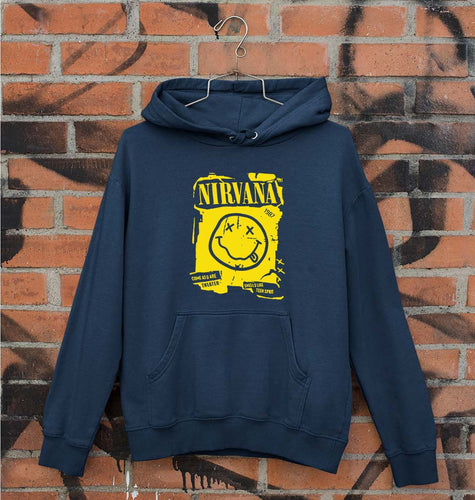 Nirvana Unisex Hoodie for Men/Women-Navy Blue-Ektarfa.online
