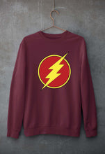 Load image into Gallery viewer, Flash Superhero Unisex Sweatshirt for Men/Women-Maroon-Ektarfa.online
