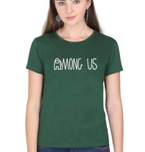 Load image into Gallery viewer, Among Us T-Shirt for Women-XS(32 Inches)-Dark Green-Ektarfa.online
