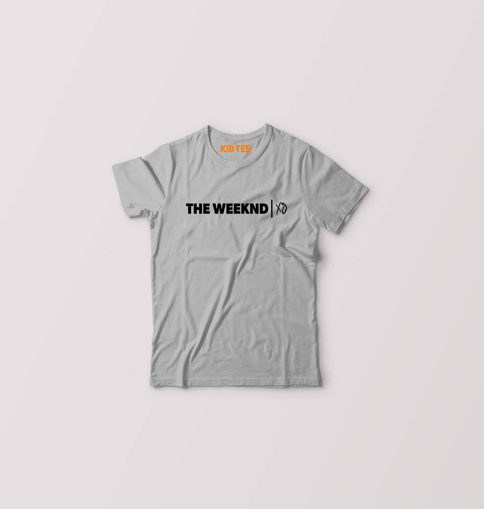 The Weeknd Kids T-Shirt for Boy/Girl-0-1 Year(20 Inches)-Grey-Ektarfa.online