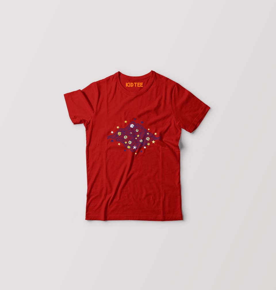 Vincent van Gogh Kids T-Shirt for Boy/Girl-Red-Ektarfa.online
