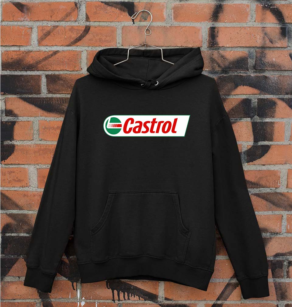 Castrol Unisex Hoodie for Men/Women-S(40 Inches)-Black-Ektarfa.online