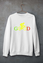 Load image into Gallery viewer, Cycling Good Unisex Sweatshirt for Men/Women-White-Ektarfa.online
