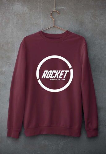 Ronnie O'Sullivan Snooker Unisex Sweatshirt for Men/Women-Maroon-Ektarfa.online