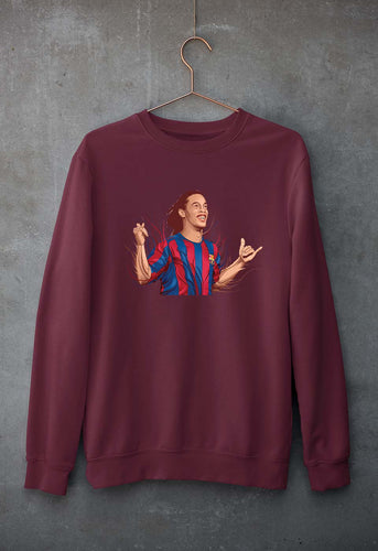 Ronaldinho Unisex Sweatshirt for Men/Women-Maroon-Ektarfa.online