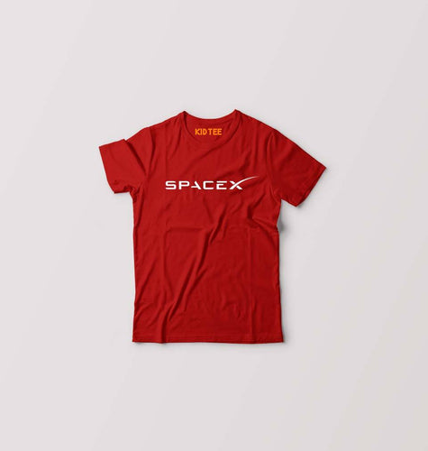 SpaceX Kids T-Shirt for Boy/Girl-Red-Ektarfa.online