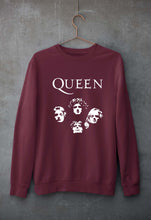 Load image into Gallery viewer, Queen Rock Band Unisex Sweatshirt for Men/Women-S(40 Inches)-Maroon-Ektarfa.online
