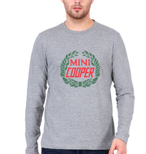 Load image into Gallery viewer, Mini Cooper Full Sleeves T-Shirt for Men-Grey-Ektarfa.online
