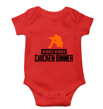 Load image into Gallery viewer, PUBG Winner Winner Chicken Dinner Kids Romper For Baby Boy/Girl-0-5 Months(18 Inches)-Red-Ektarfa.online
