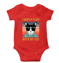 Load image into Gallery viewer, Cat Kids Romper For Baby Boy/Girl-0-5 Months(18 Inches)-Red-Ektarfa.online
