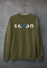 Load image into Gallery viewer, Seven MS Dhoni Unisex Sweatshirt for Men/Women-Olive Green-Ektarfa.online
