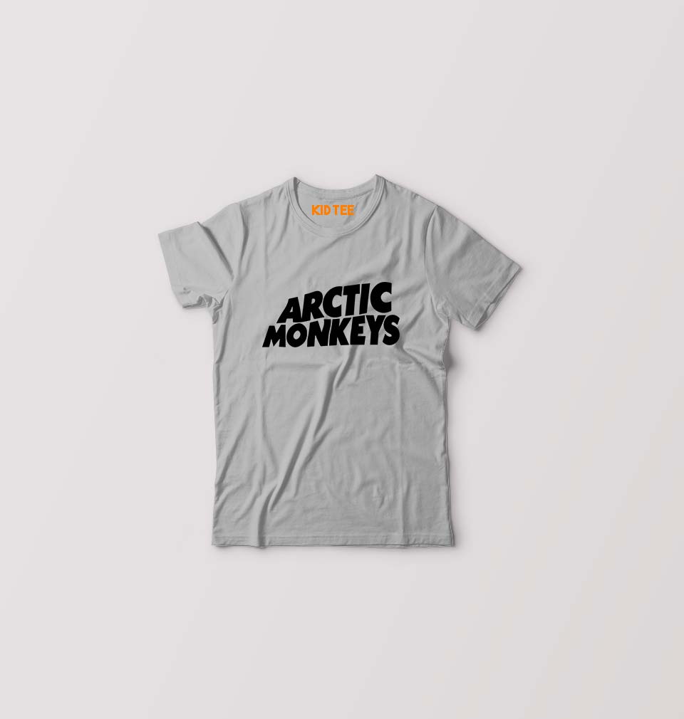Arctic Monkeys Kids T-Shirt for Boy/Girl-Grey-Ektarfa.online