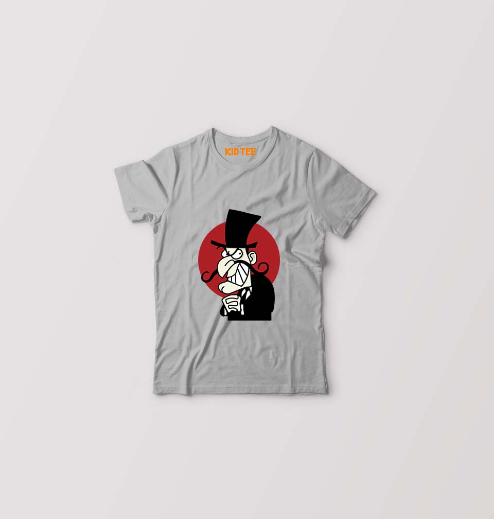 Villainc Kids T-Shirt for Boy/Girl-Grey-Ektarfa.online