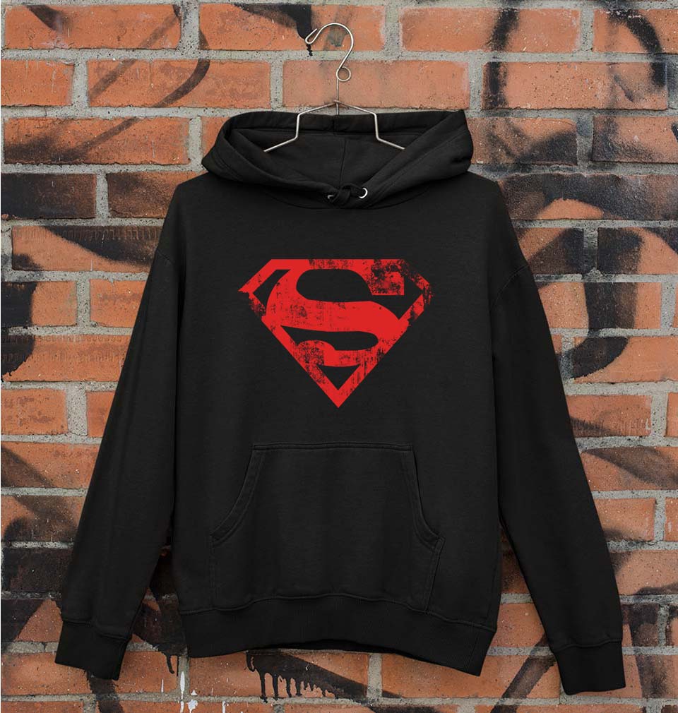 Superman Superhero Unisex Hoodie for Men/Women-Black-Ektarfa.online