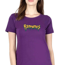 Load image into Gallery viewer, Ramones T-Shirt for Women-XS(32 Inches)-Purple-Ektarfa.online
