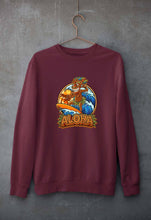 Load image into Gallery viewer, Old School Unisex Sweatshirt for Men/Women-S(40 Inches)-Maroon-Ektarfa.online
