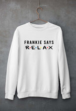 Load image into Gallery viewer, Frankie Says Relax Friends Unisex Sweatshirt for Men/Women-S(40 Inches)-White-Ektarfa.online
