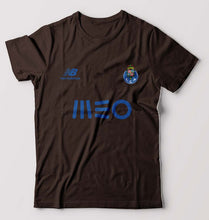 Load image into Gallery viewer, FC Porto 2021-22 T-Shirt for Men-S(38 Inches)-Coffee Brown-Ektarfa.online
