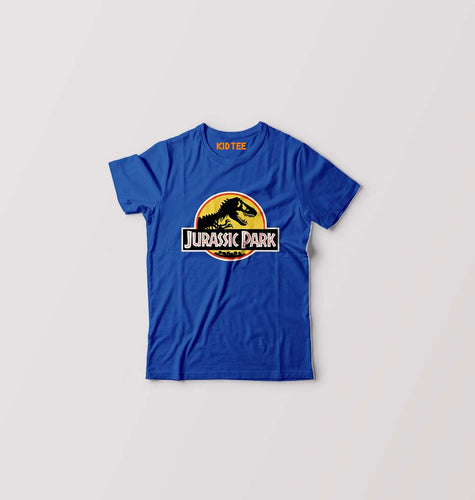 Jurassic Park Kids T-Shirt for Boy/Girl-0-1 Year(20 Inches)-Royal Blue-Ektarfa.online