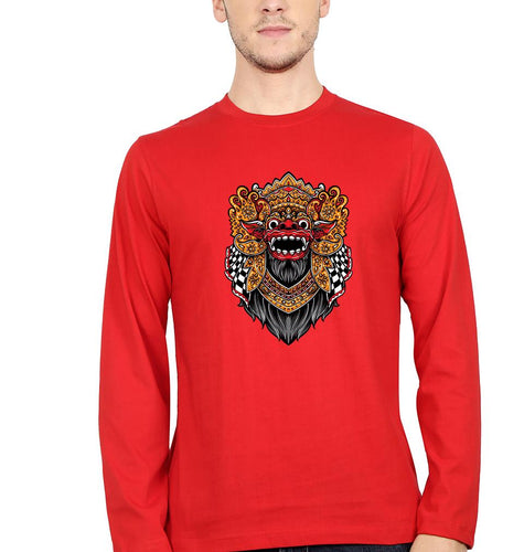 Monster Full Sleeves T-Shirt for Men-Red-Ektarfa.online
