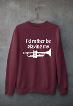 Load image into Gallery viewer, Trumpet Love Unisex Sweatshirt for Men/Women-Maroon-Ektarfa.online
