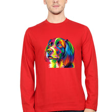 Load image into Gallery viewer, Dog Full Sleeves T-Shirt for Men-red-Ektarfa.online
