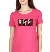 Load image into Gallery viewer, Spiderman Superhero T-Shirt for Women-Pink-Ektarfa.online
