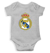 Load image into Gallery viewer, Real Madrid Kids Romper For Baby Boy/Girl-0-5 Months(18 Inches)-Grey-Ektarfa.online
