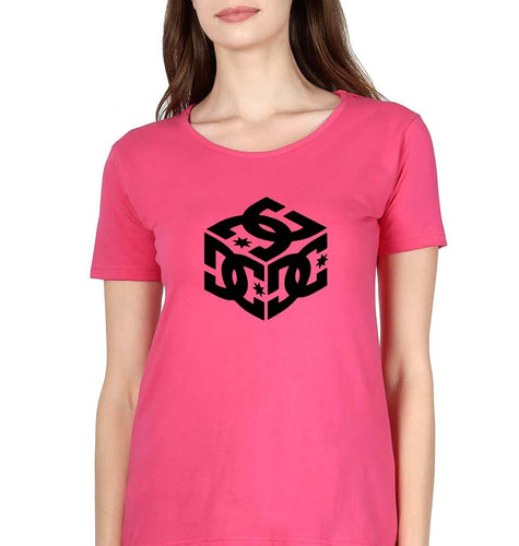 DC T-Shirt for Women-Pink-Ektarfa.online