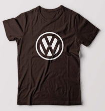 Load image into Gallery viewer, volkswagen T-Shirt for Men-S(38 Inches)-Coffee Brown-Ektarfa.online
