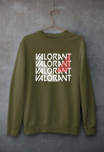 Valorant Unisex Sweatshirt for Men/Women-Olive Green-Ektarfa.online