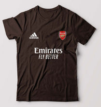 Load image into Gallery viewer, Arsenal 2021-22 T-Shirt for Men-S(38 Inches)-Coffee Brown-Ektarfa.online
