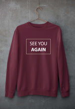 Load image into Gallery viewer, Fast &amp; Furious See You Again Unisex Sweatshirt for Men/Women-Maroon-Ektarfa.online
