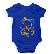 Load image into Gallery viewer, Ganpati JI(Ganesh) Kids Romper For Baby Boy/Girl-0-5 Months(18 Inches)-Royal Blue-Ektarfa.online
