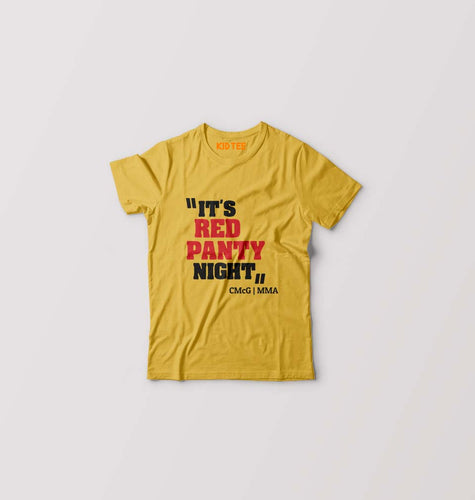Conor McGregor UFC Kids T-Shirt for Boy/Girl-Golden Yellow-Ektarfa.online