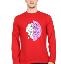 Load image into Gallery viewer, Frida Kahlo Full Sleeves T-Shirt for Men-Red-Ektarfa.online
