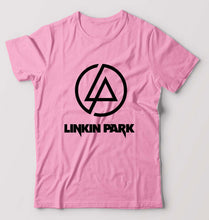 Load image into Gallery viewer, Linkin Park T-Shirt for Men-S(38 Inches)-Light Baby Pink-Ektarfa.online
