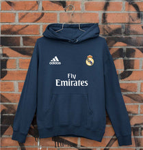 Load image into Gallery viewer, Real Madrid Unisex Hoodie for Men/Women-S(40 Inches)-Navy Blue-Ektarfa.online
