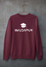 Load image into Gallery viewer, IIM Udaipur Unisex Sweatshirt for Men/Women-S(40 Inches)-Maroon-Ektarfa.online
