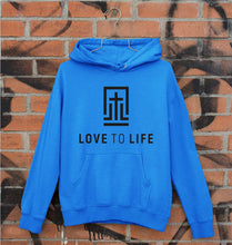 Load image into Gallery viewer, Love To Life Unisex Hoodie for Men/Women-S(40 Inches)-Royal Blue-Ektarfa.online
