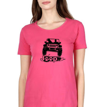 Load image into Gallery viewer, Jeep T-Shirt for Women-XS(32 Inches)-Pink-Ektarfa.online
