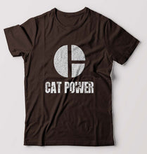 Load image into Gallery viewer, Cat Power T-Shirt for Men-Coffee Brown-Ektarfa.online
